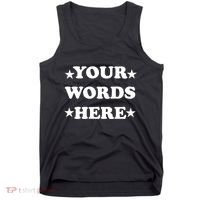 Personalized Custom Text Cute Retro Groovy Font Tank Top thumb 0