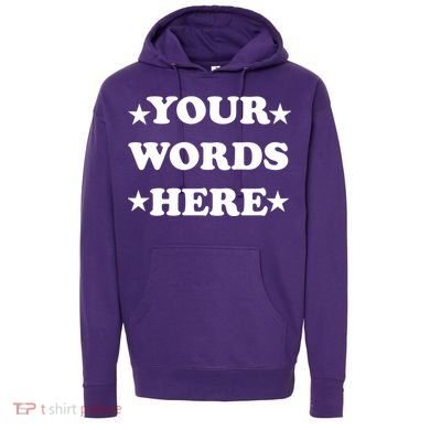 Personalized Custom Text Cute Retro Groovy Font Hoodie