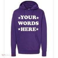 Personalized Custom Text Cute Retro Groovy Font Hoodie thumb 0