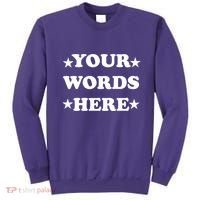 Personalized Custom Text Cute Retro Groovy Font Sweatshirt thumb 0