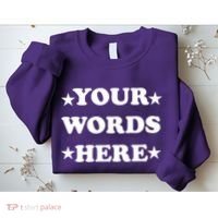 Personalized Custom Text Cute Retro Groovy Font Sweatshirt thumb 2