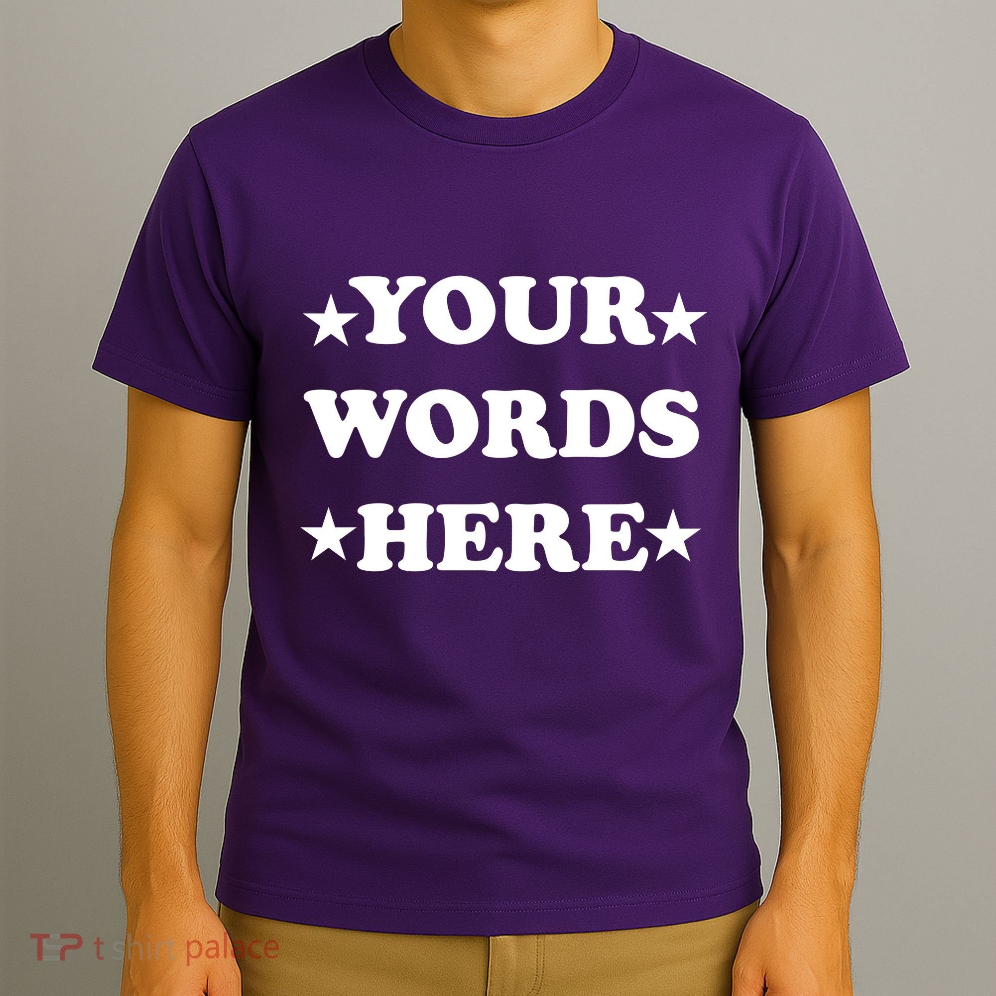 Personalized Custom Text Cute Retro Groovy Font T-Shirt
