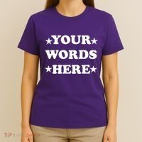 Personalized Custom Text Cute Retro Groovy Font T-Shirt thumb 4