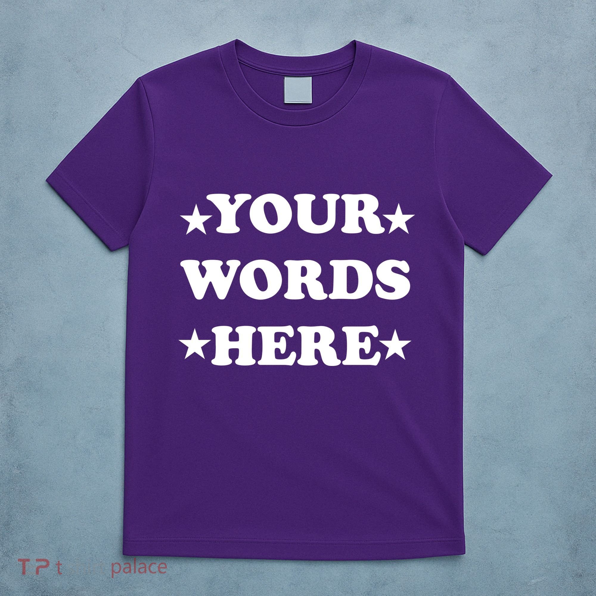 Personalized Custom Text Cute Retro Groovy Font T-Shirt