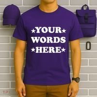 Personalized Custom Text Cute Retro Groovy Font T-Shirt thumb 6