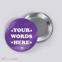 Personalized Custom Text Cute Retro Groovy Font Button thumb 0