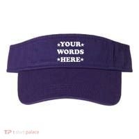Personalized Custom Text Cute Retro Groovy Font Visor thumb 0
