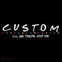Personalized Custom Text ILl Be Here For You Baby Bodysuit thumb 2
