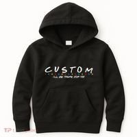 Personalized Custom Text ILl Be Here For You Kids Hoodie thumb 0