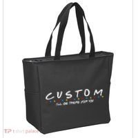Personalized Custom Text ILl Be Here For You Tote Bag thumb 2