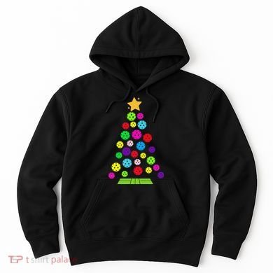 Pickleball Christmas Tree Hoodie