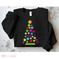Pickleball Christmas Tree Sweatshirt thumb 2