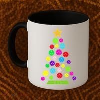 Pickleball Christmas Tree Coffee Mug thumb 2