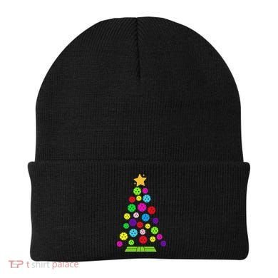 Pickleball Christmas Tree Beanie