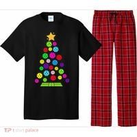 Pickleball Christmas Tree Pajama Set thumb 0