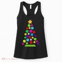 Pickleball Christmas Tree Women's Tank Top thumb 0