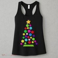 Pickleball Christmas Tree Women's Tank Top thumb 3