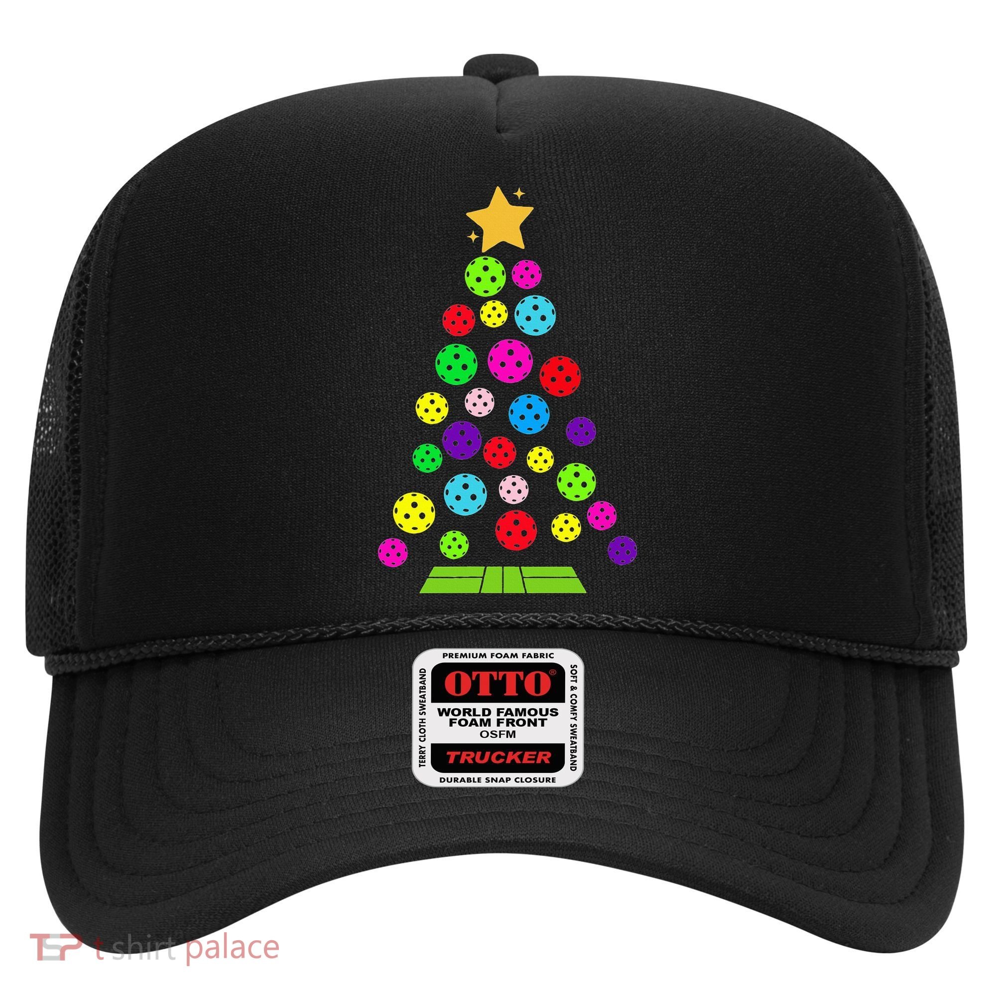 Pickleball Christmas Tree Hat