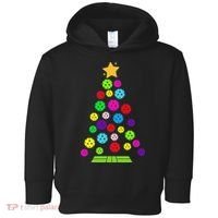 Pickleball Christmas Tree Toddler Hoodie thumb 0