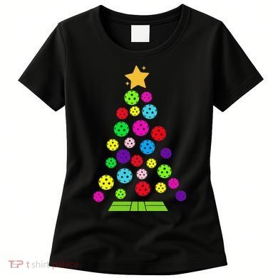 Pickleball Christmas Tree Women's T-Shirt
