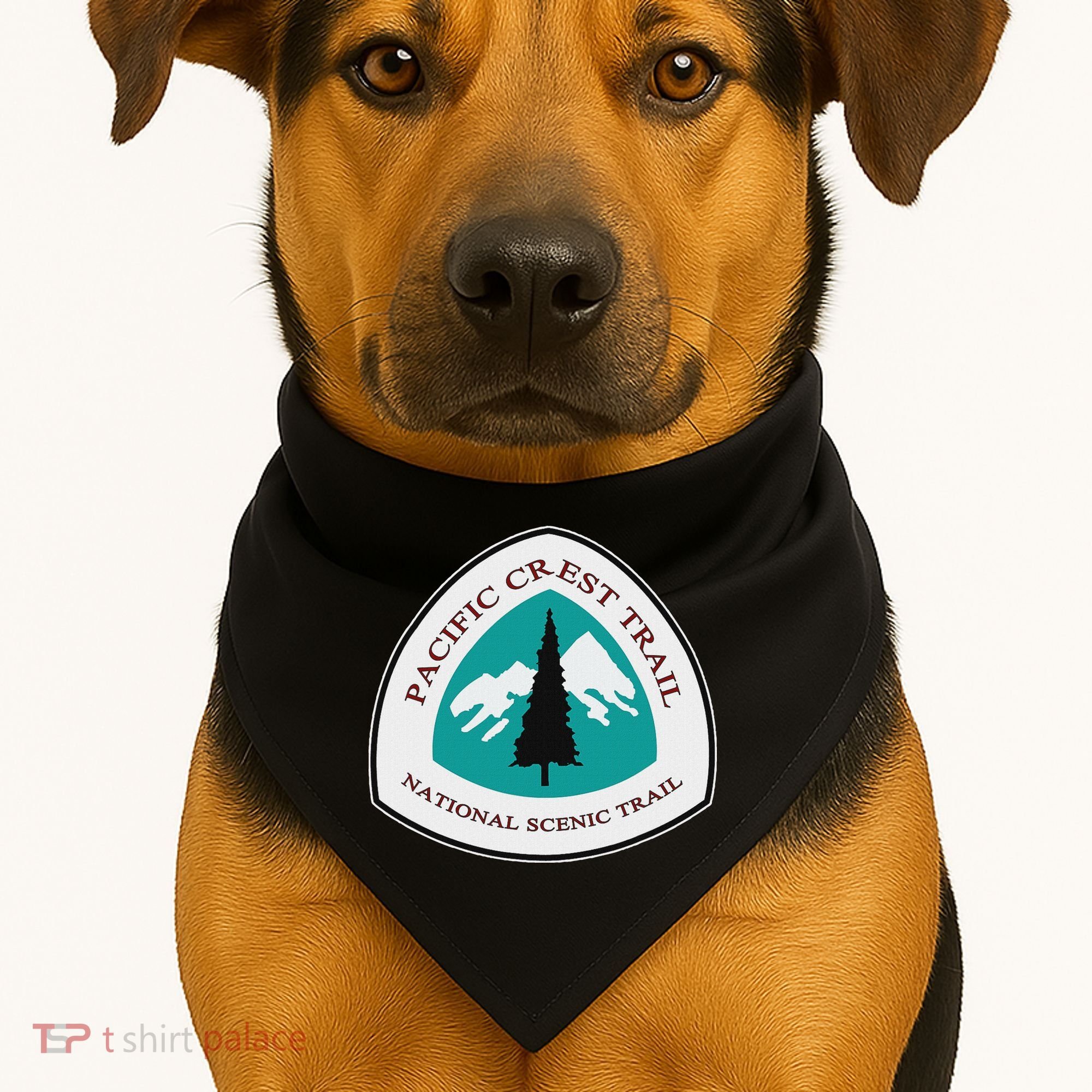 Pacific Crest Trail Marker Pct USA-Made Doggie Bandana