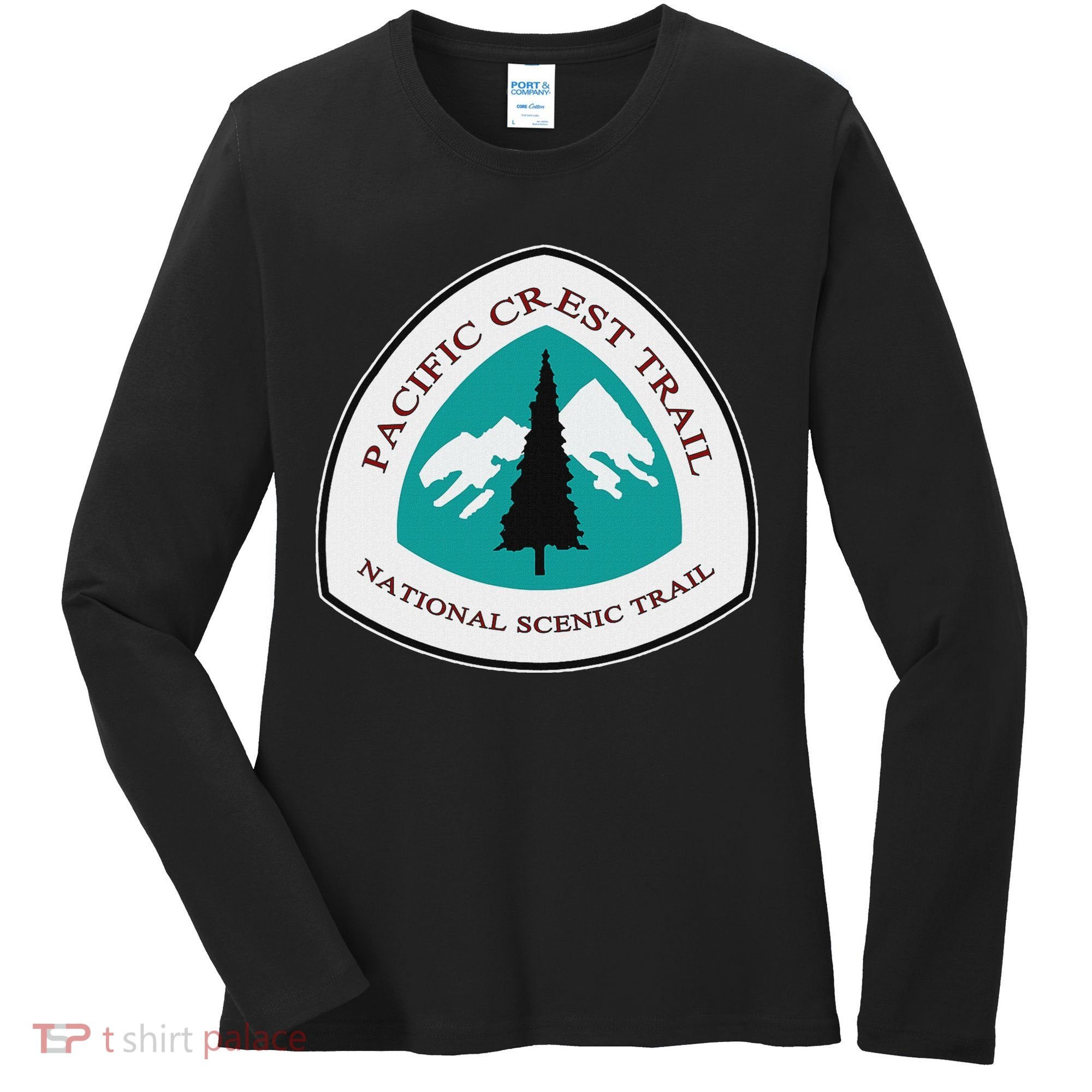 Pacific Crest Trail Marker Pct Women's Long Sleeve Shirt
