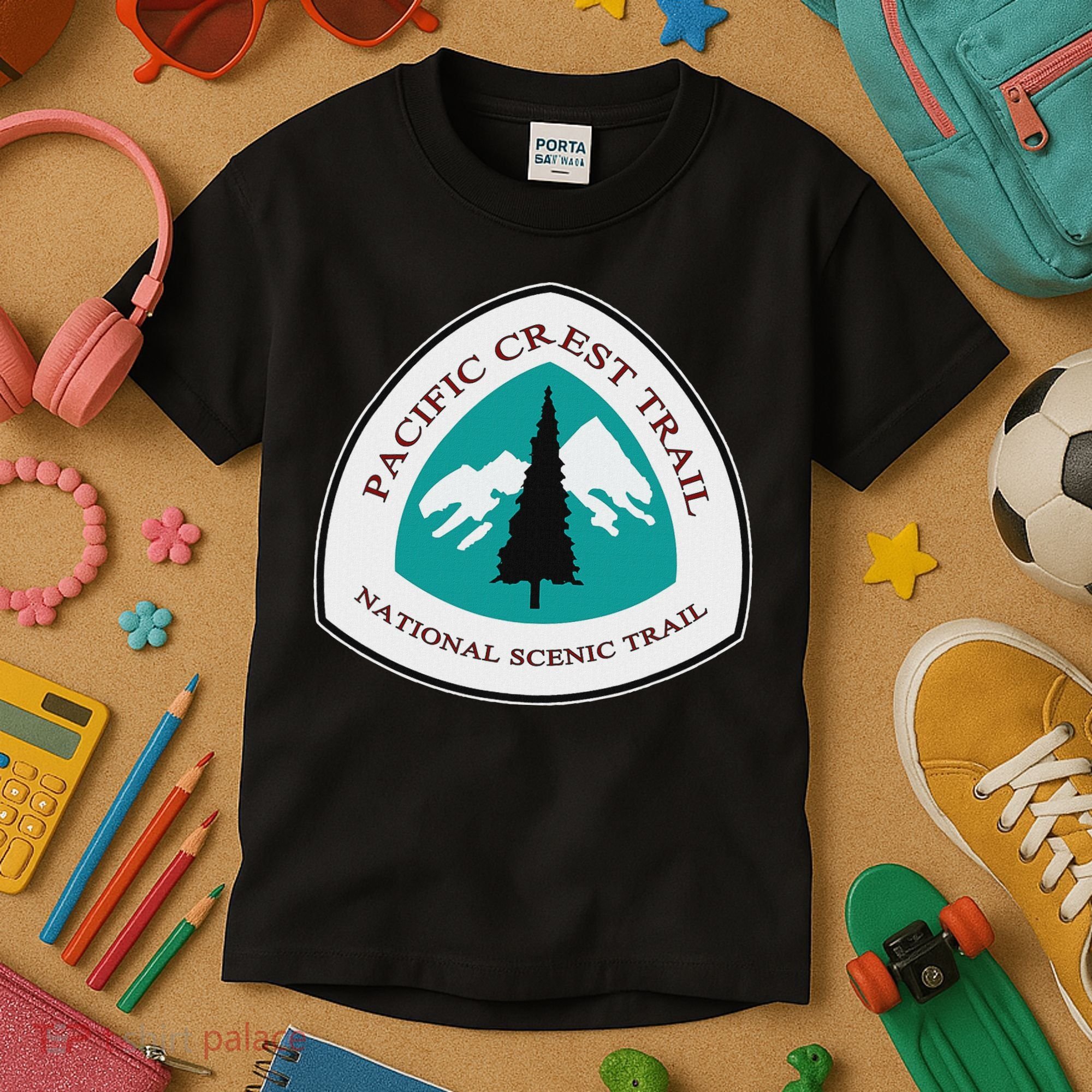 Pacific Crest Trail Marker Pct Kids T-Shirt