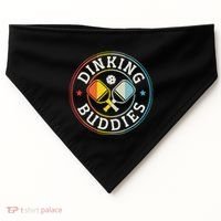 Pickleball Champion Tournament Player Dinking Buddies USA-Made Doggie Bandana thumb 0