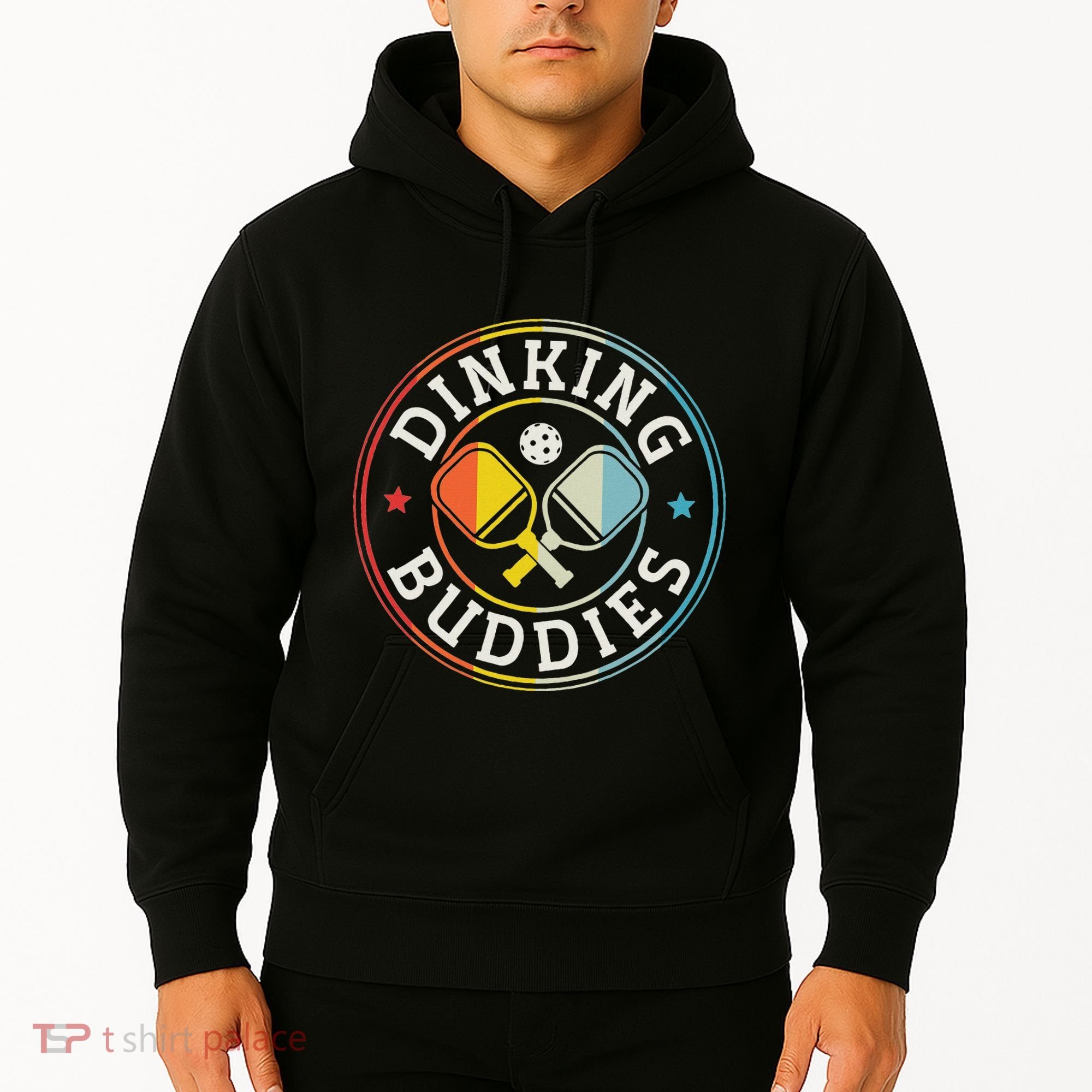 Pickleball Champion Tournament Player Dinking Buddies Hoodie