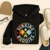 Pickleball Champion Tournament Player Dinking Buddies Hoodie thumb 4