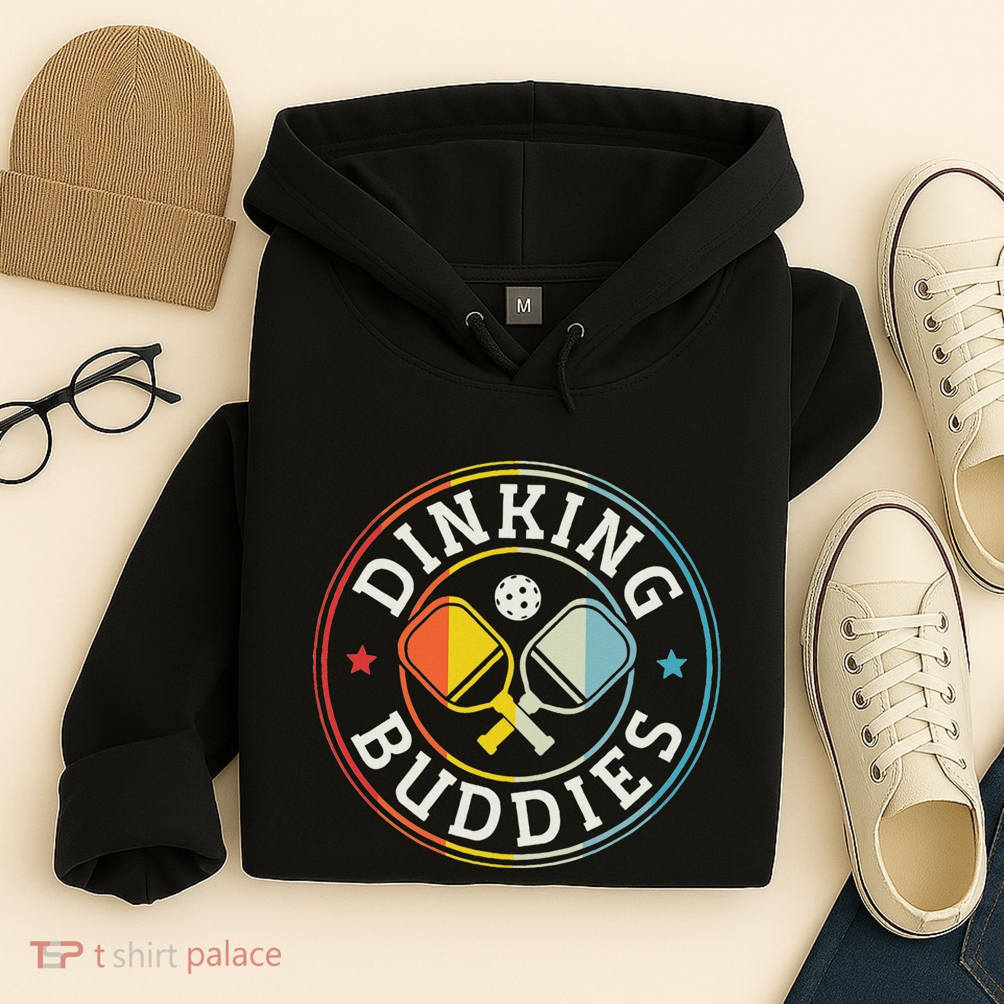 Pickleball Champion Tournament Player Dinking Buddies Hoodie