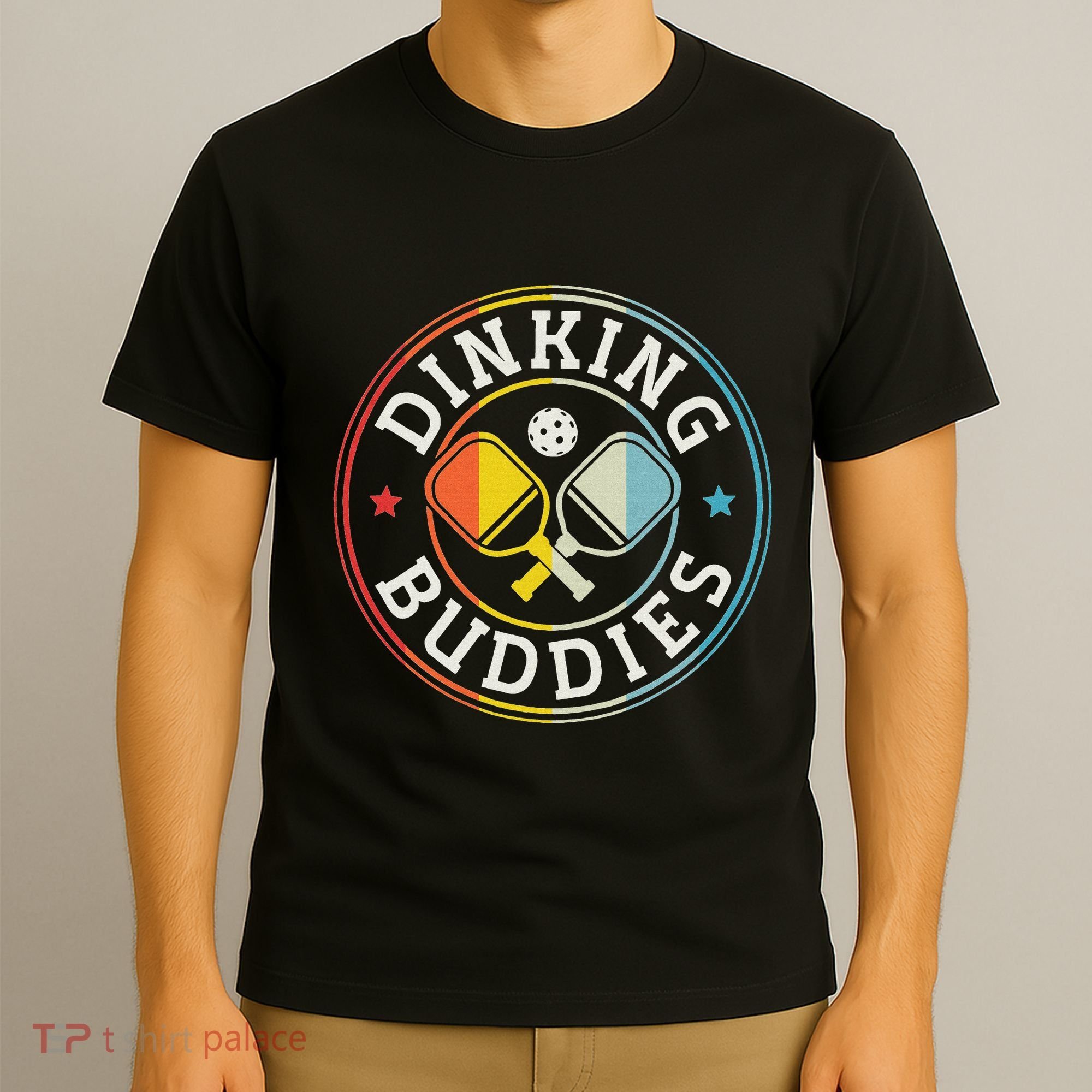 Pickleball Champion Tournament Player Dinking Buddies T-Shirt
