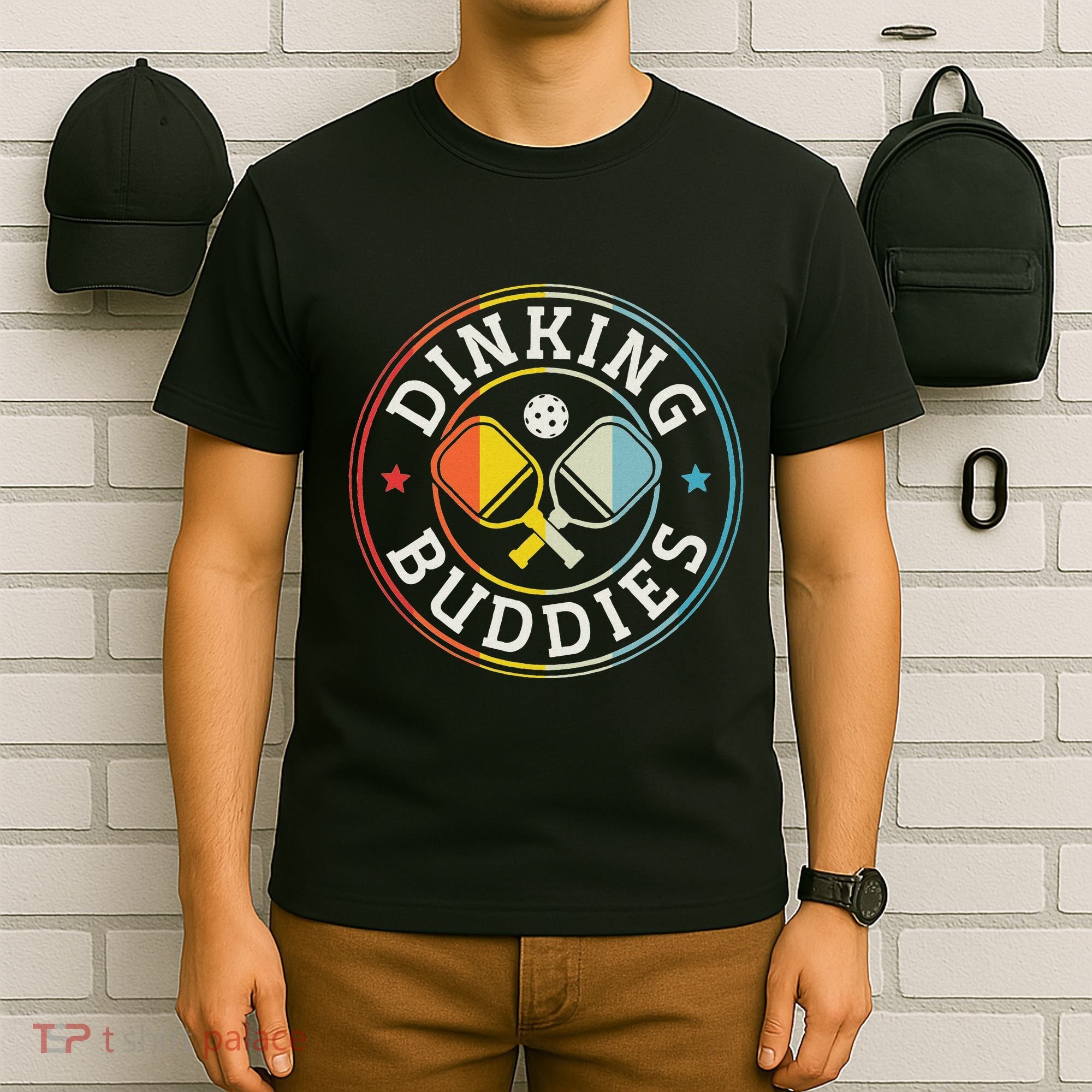 Pickleball Champion Tournament Player Dinking Buddies T-Shirt