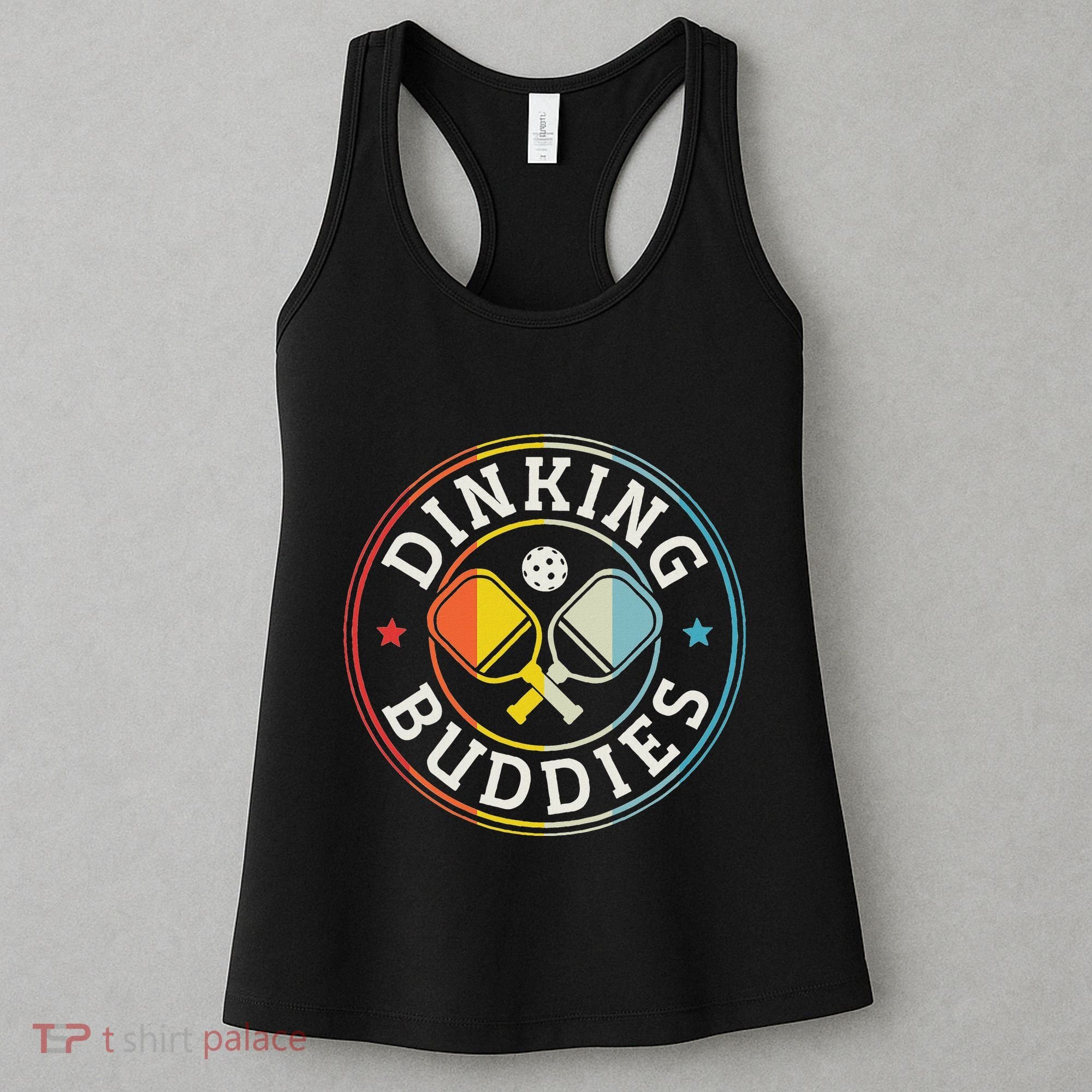 Pickleball Champion Tournament Player Dinking Buddies Women's Tank Top