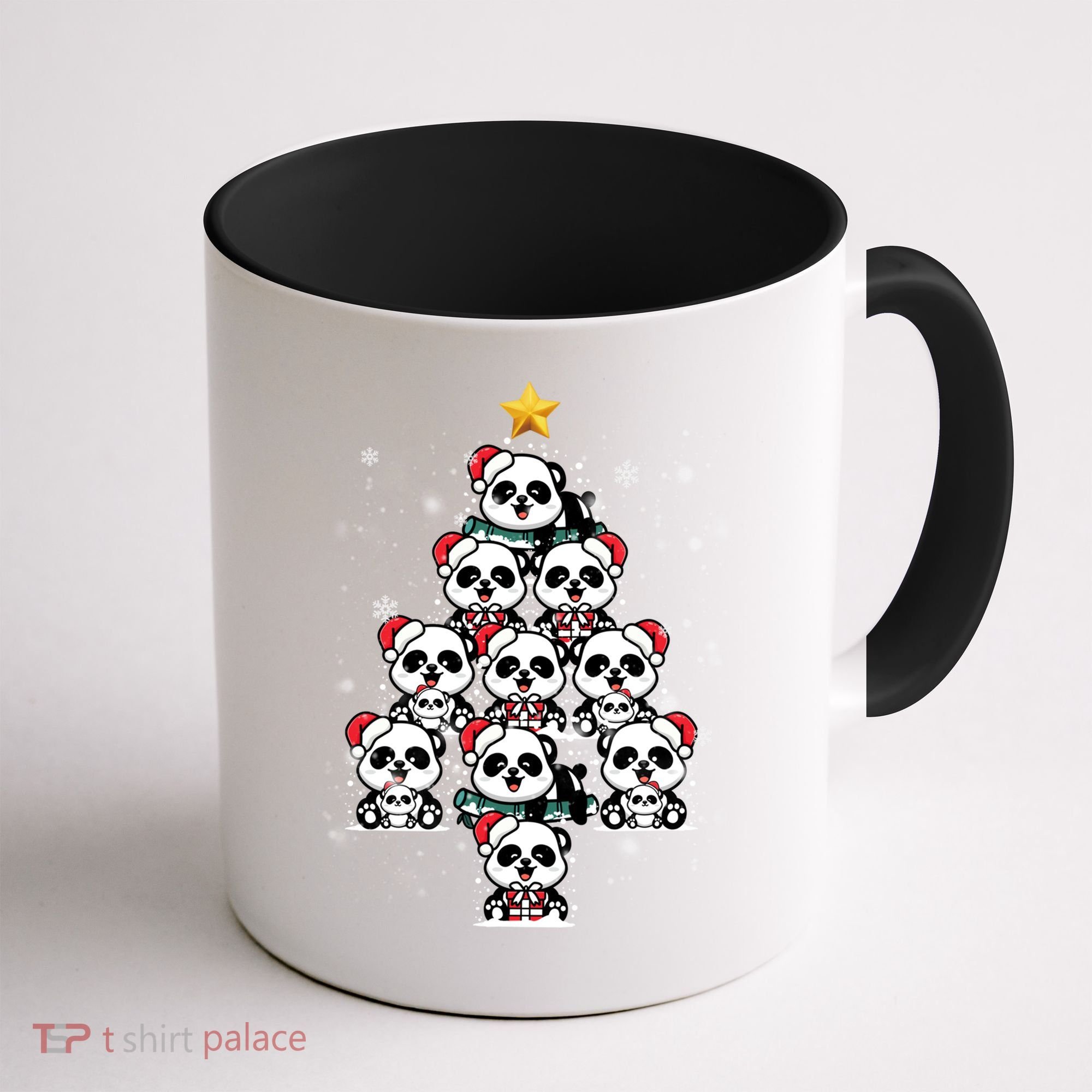 Panda Christmas Tree Panda Lovers Panda Christmas Gift Coffee Mug