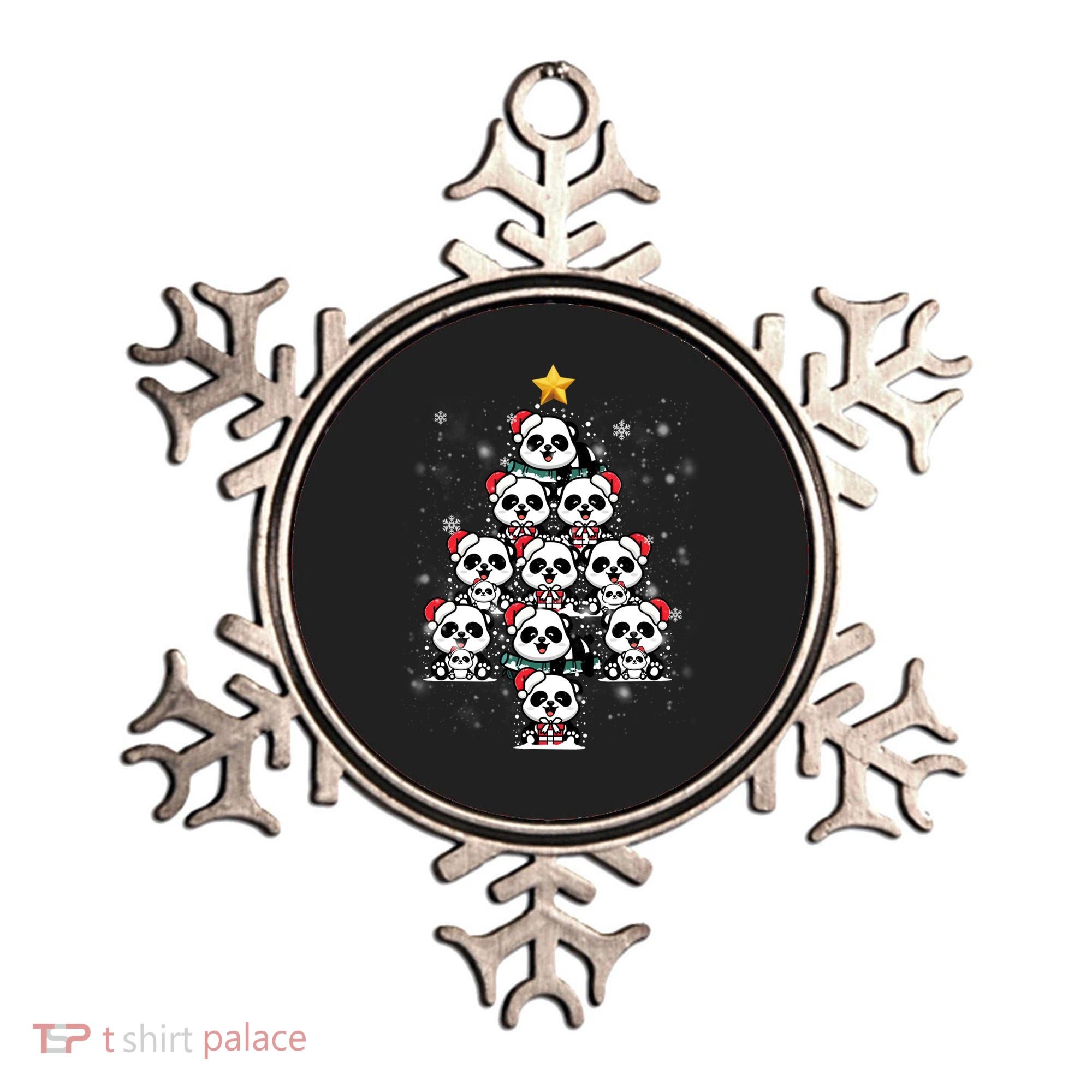 Panda Christmas Tree Panda Lovers Panda Christmas Gift Ornament