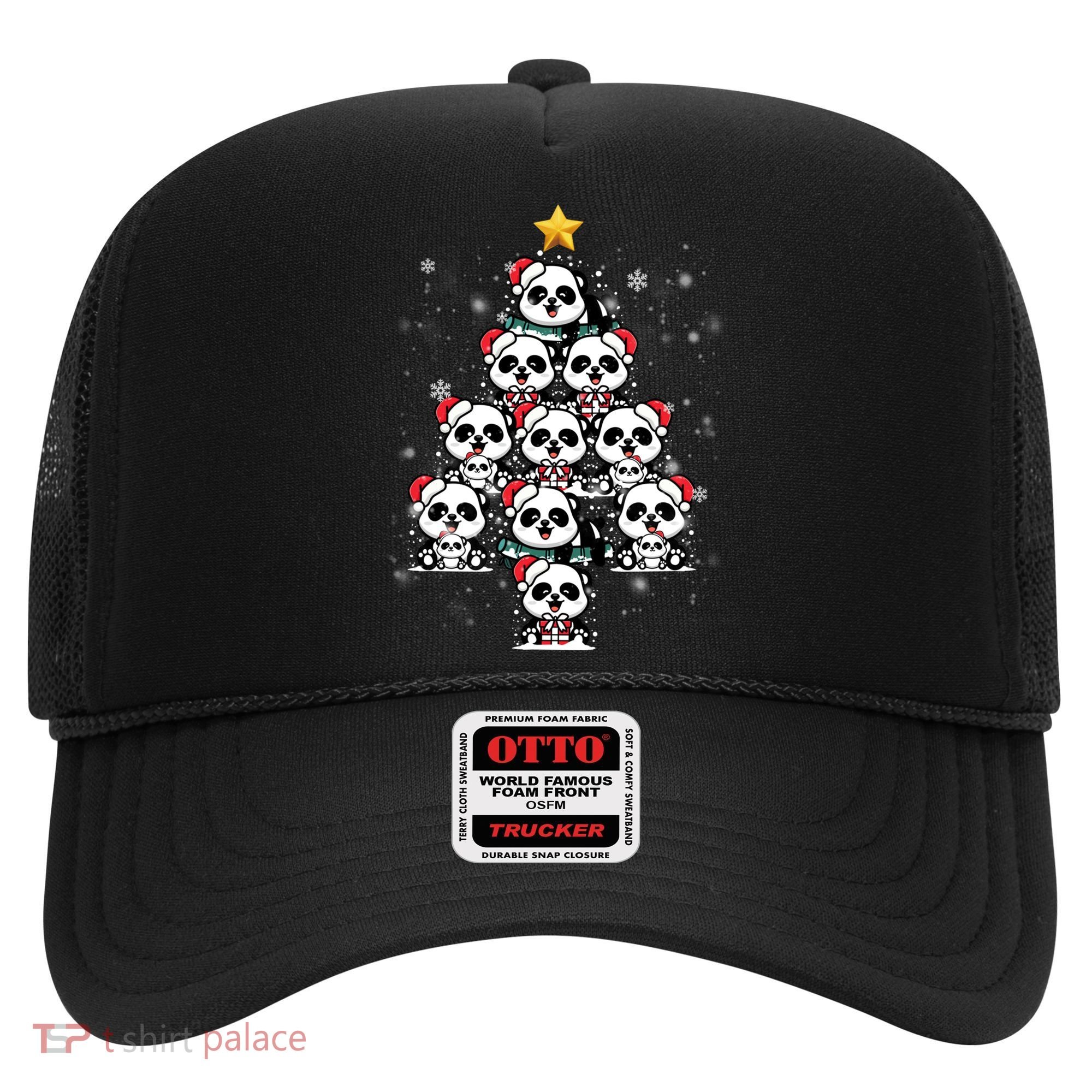 Panda Christmas Tree Panda Lovers Panda Christmas Gift Hat