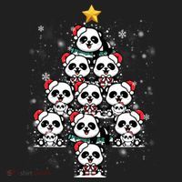 Panda Christmas Tree Panda Lovers Panda Christmas Gift Hat thumb 2