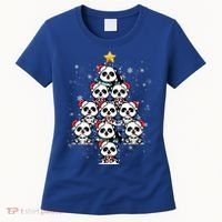 Panda Christmas Tree Panda Lovers Panda Christmas Gift Women's T-Shirt thumb 0