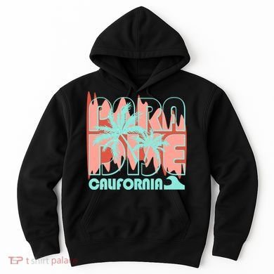 Paradise California Tropical Vacation Time Hoodie