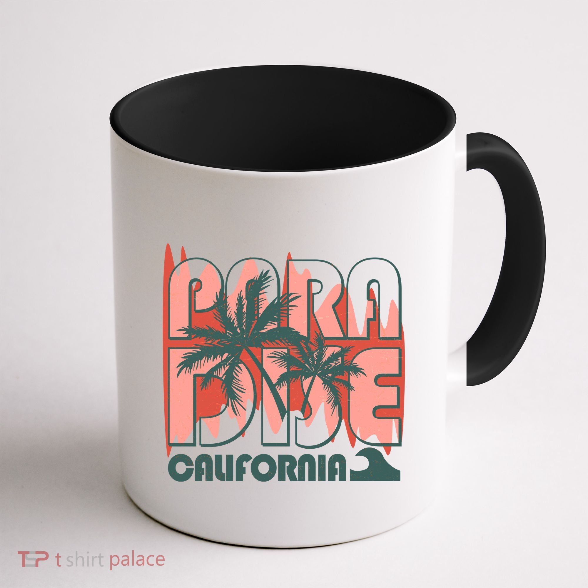 Paradise California Tropical Vacation Time Coffee Mug