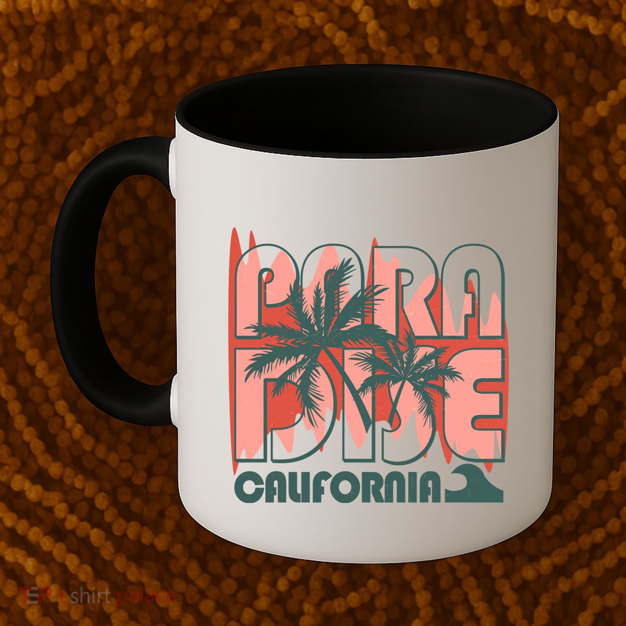 Paradise California Tropical Vacation Time Coffee Mug