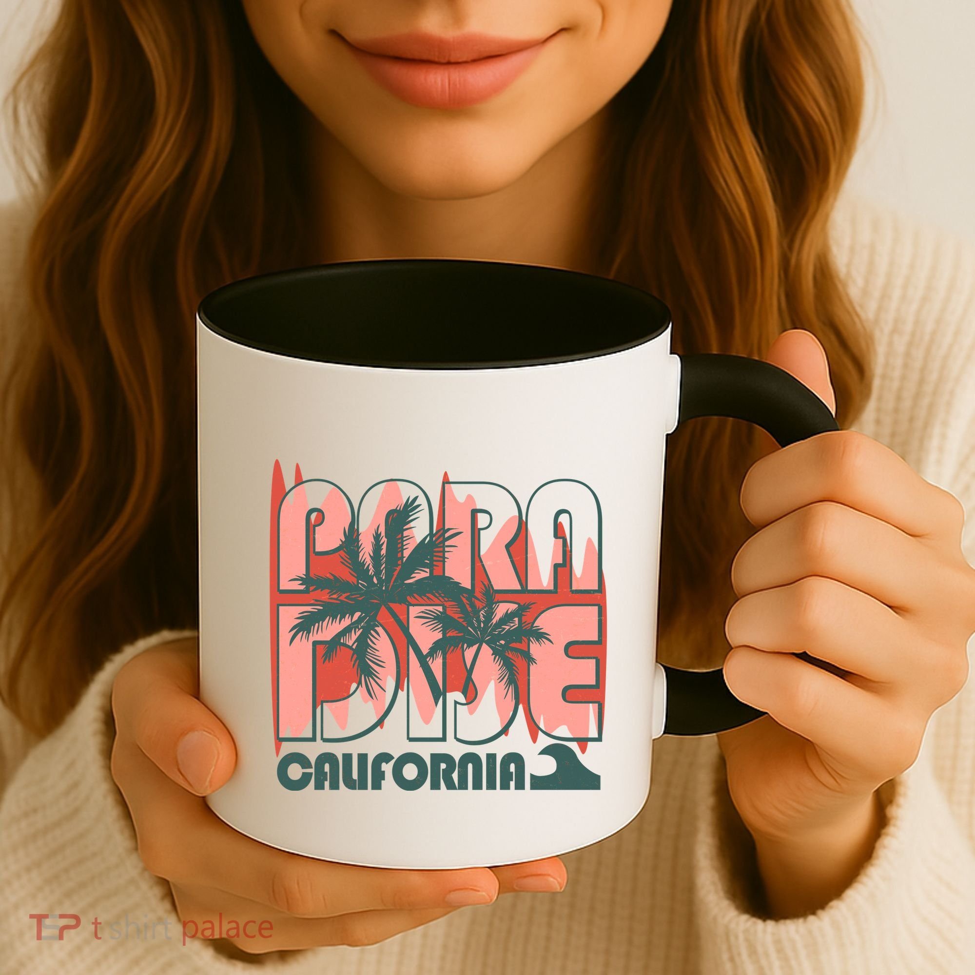 Paradise California Tropical Vacation Time Coffee Mug