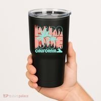 Paradise California Tropical Vacation Time Tumbler thumb 2