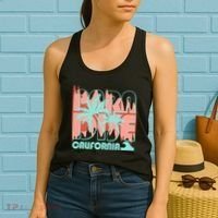 Paradise California Tropical Vacation Time Women's Tank Top thumb 2