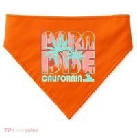 Paradise California Tropical Vacation Time USA-Made Doggie Bandana thumb 0