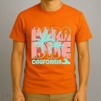 Paradise California Tropical Vacation Time T-Shirt thumb 3