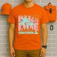 Paradise California Tropical Vacation Time T-Shirt thumb 6