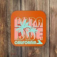 Paradise California Tropical Vacation Time Coaster thumb 0