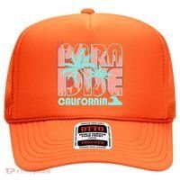 Paradise California Tropical Vacation Time Hat thumb 0